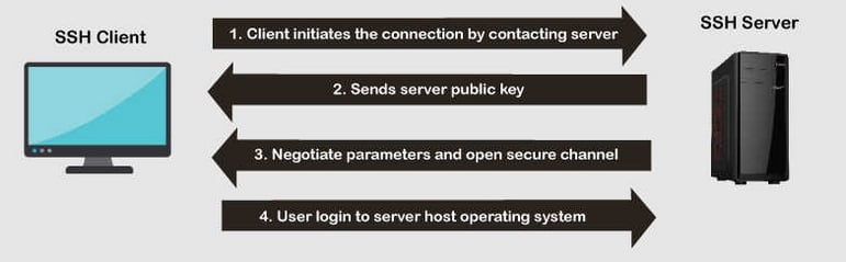 Trong mô hình TCP / IP, giao thức SSH sẽ hoạt động tại tầng thứ 4